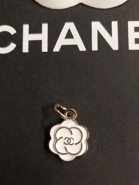 CC Camellia-Shape Charm Pendant